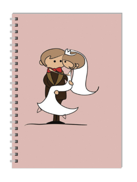 可爱卡通人物系列情侣-a5笔记本定制-材 质 (封面)250