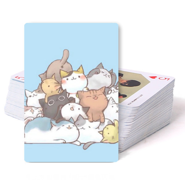叠猫猫-双面定制扑克牌