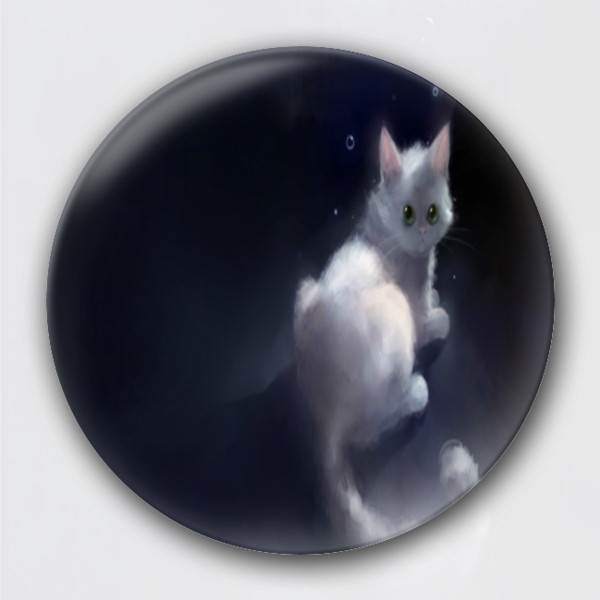幽灵猫-创意冰箱贴
