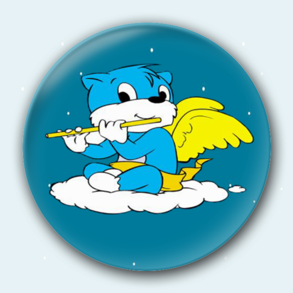 可爱蓝猫-4.4个性徽章