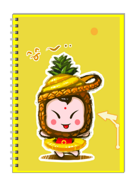 可爱菠萝蜜-a5笔记本定制
