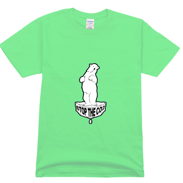 九戒之北极熊创意高档彩色t恤