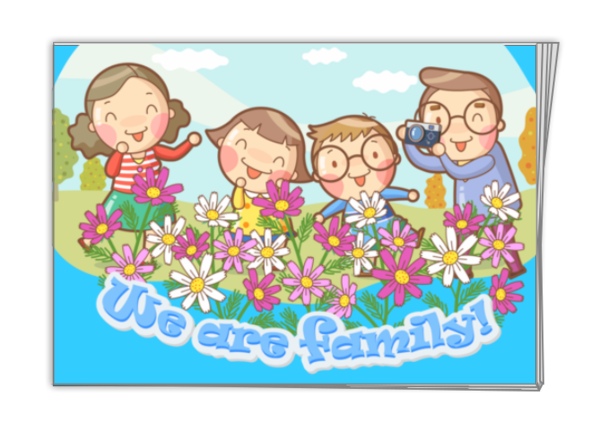we are family-a5骑马钉画册
