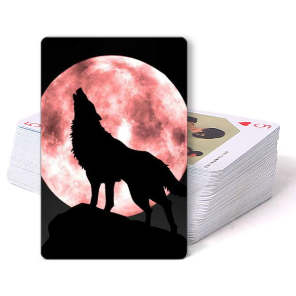 血月狼-双面定制扑克牌